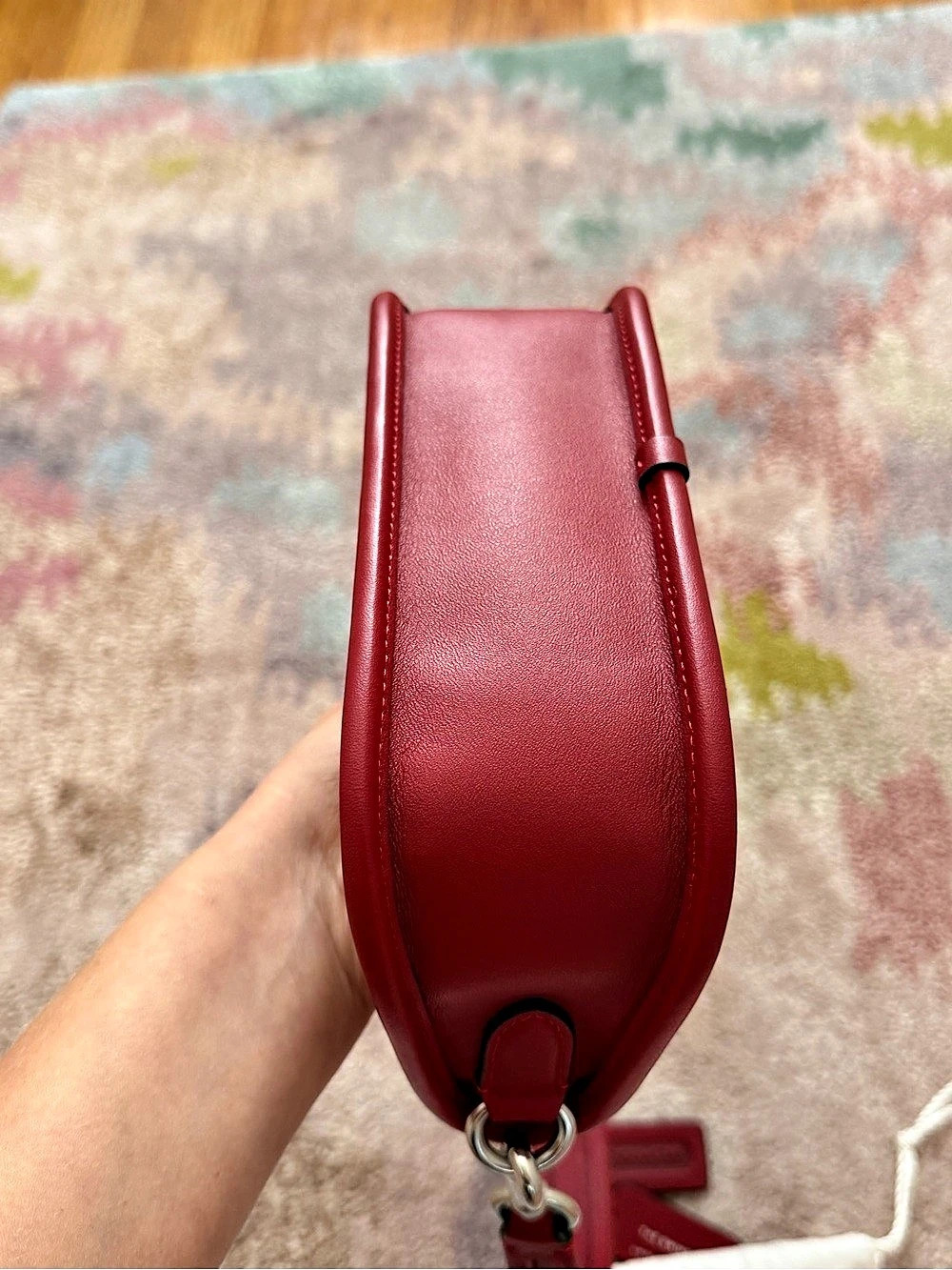 Coach The Swinger Bag Limited Re-Edition 1987 Red & White Like New - Picture 3 of 8